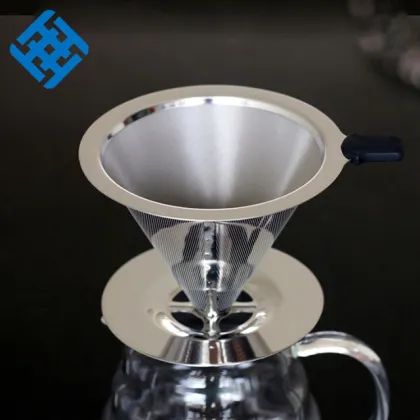 Factory Low Price Supply Unique Cone Stainless Steel Coffee Filter / Clever Dripper / Drip Coffee Maker
