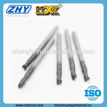 universal 2 flute straight cutting tool solide carbide end milling cutter