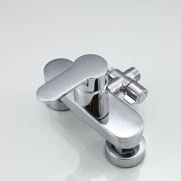 Zinc Alloy Shower Mixer with Electroplating Finish