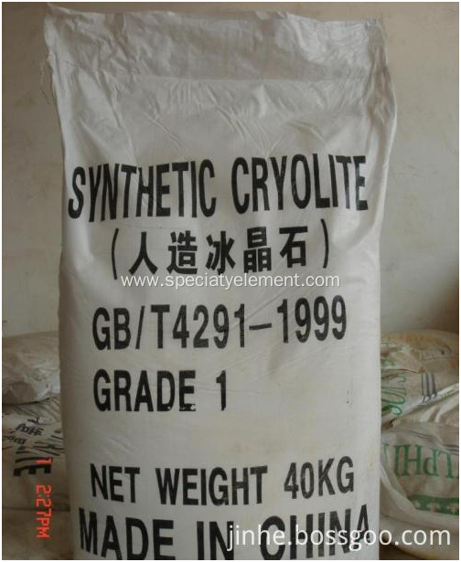 325mesh Powder Synthetic Cryolite 98%