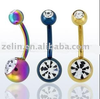 dear crystal balls belly button navel ring,belly ring, navel belly jewelry