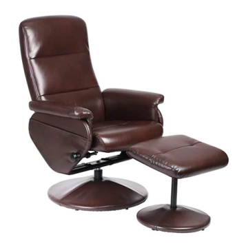 Rocking Lounge Chair Living Room Recliner: Leather Chairs with Ottoman
