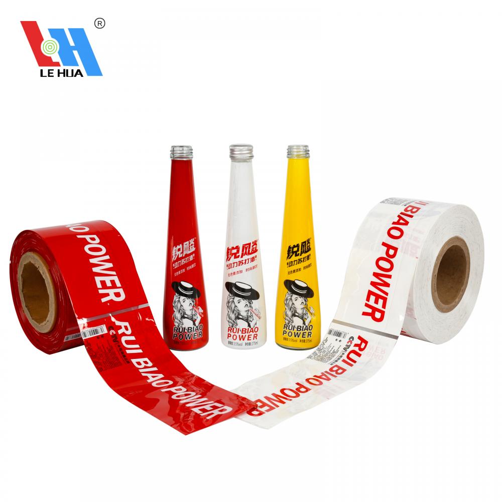 PVC/PET Shrink Wrap Etichetta per bottiglia