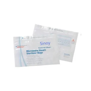 BPA free high barrier microwave sterilizer bag with zipper