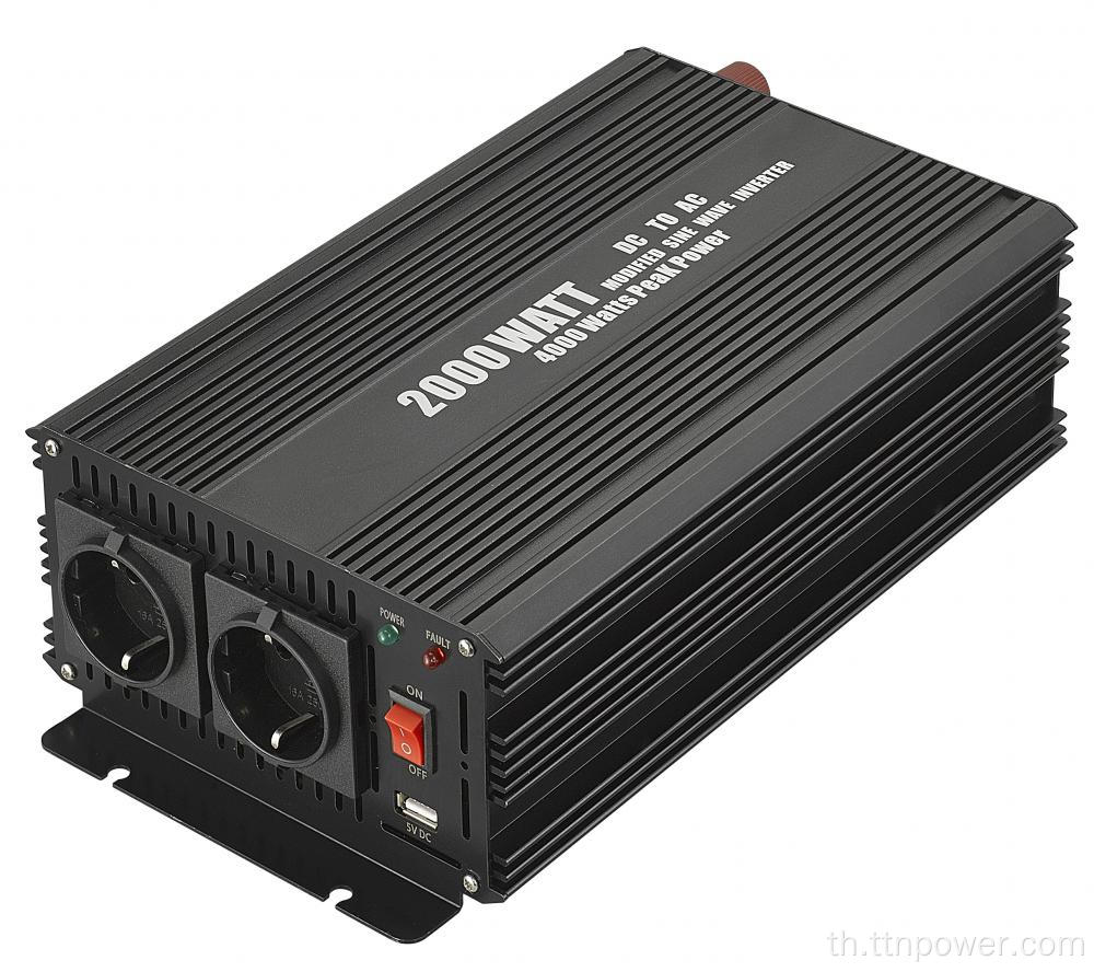 TTN-M2000W ดัดแปลงเพาเวอร์อินเวอร์เตอร์ DC-AC 12V 220VAC