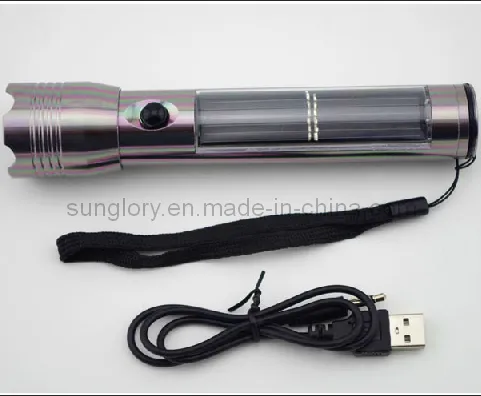 1W Solar Energy Torch, Solar Torch, LED Torch for Camping Use