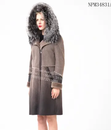 Medium Women Australian Merino Shearling Thick Coat