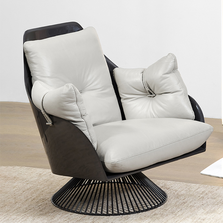 Stainless steel rotating home office chair rotatable leisure recliner chairs sale