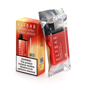 Elf Bar Ultra 5000Puffs Rechargeable Disposable Vape Pod