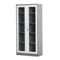 2 Door Glass Door Black storage Cabinets