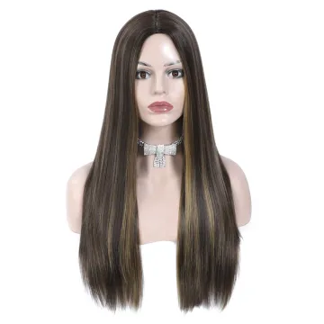X-TRESS Wholesale 24 Inch Synthetic Hair Wigs,Straight Natural Hair Wigs For Black Women,High Temperature Wigs  With Baby Hair