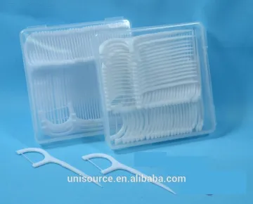 plastic dental floss toothpick