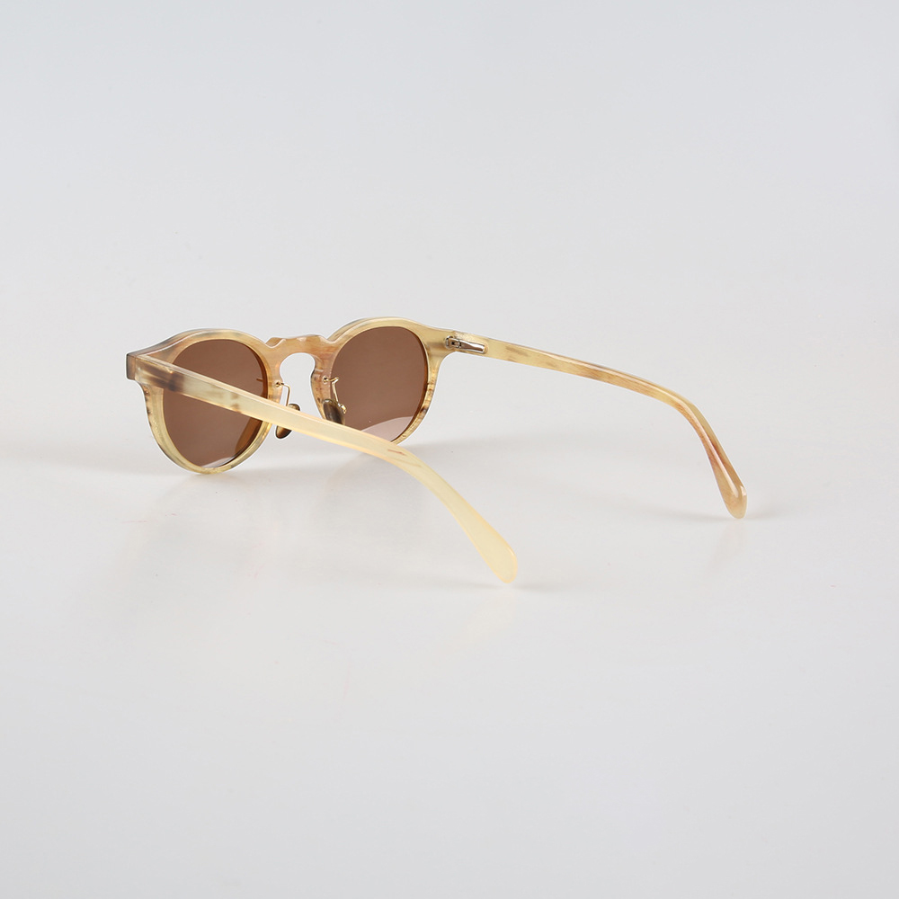 Multicolor Yak Horn Sunglasses