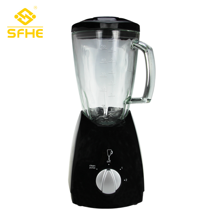 Two Speeds Fast Food Blender Glass Bowl