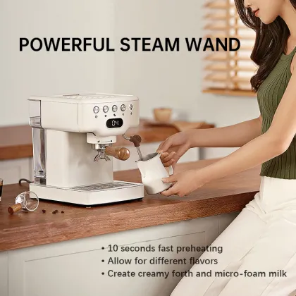 Espresso Coffee Maker Machine Makers Cappuccino Machine With Brewer