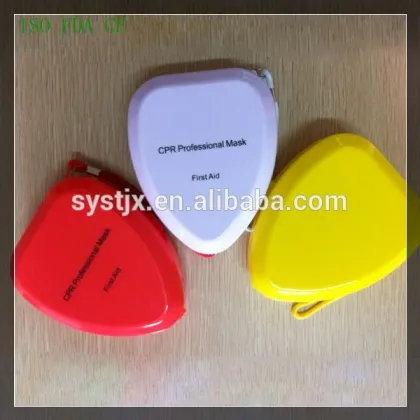 Chinese products red color shell first aid CPR mask