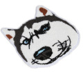 Cartoon Husky Dogs Towel Chenille Embroidery Rope Patches