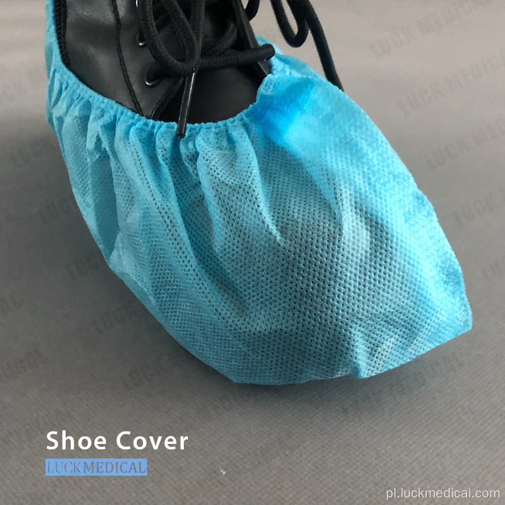Jednorazowe sprężyste pokrywę buta w pomieszczenia