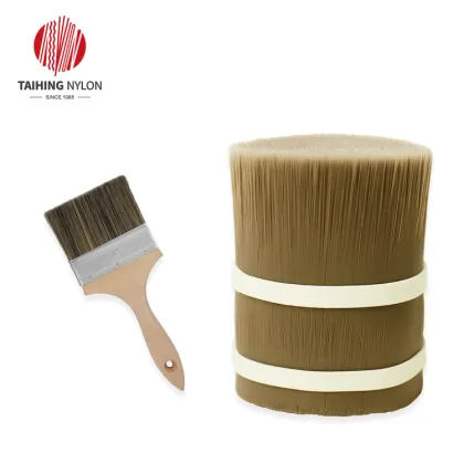 PBT wavy paintbrush bristle