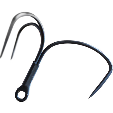 Black Nickel Hand-Sharpened Triple Blade Anchor Hooks for Fishing