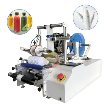 Pemohon label manual separa automatik untuk botol bulat kecil