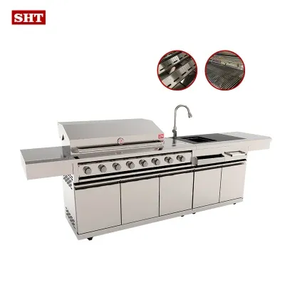 Made in China BBQ Outdoor Kitchen Cabinet Grills