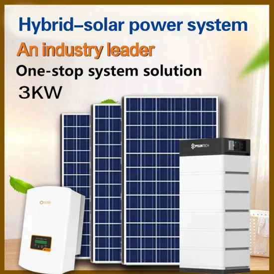 3kw Hybrid Home Solar Power System AC Lithium Battery Solar Energy System (Excluding stents)
