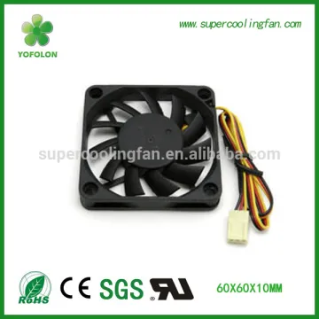 60x60x10mm 12V 0.11A 3000rpm high flow rate fan 60mm air cooler fan