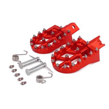 CNC Dirt Pit Bike Foot Pegs Anti-Slip Step for CR-F XR 50 70 110