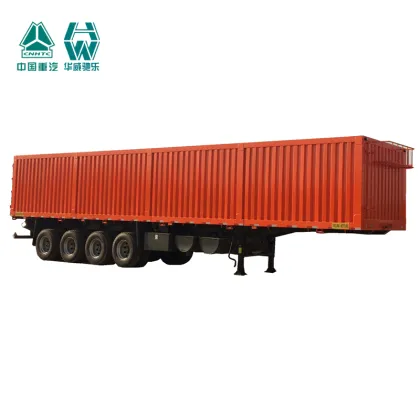 Van Truck Cargo Box van Semi Trailer