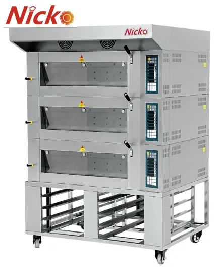 Luxury Bakery Equipment 3 Deck 9 Trays for Baking Biscuit/Cake/Toast