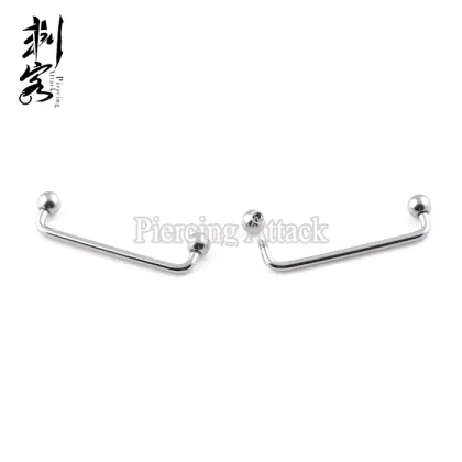Stainless Steel Piercing Jewelry Surface Barbell Piercing