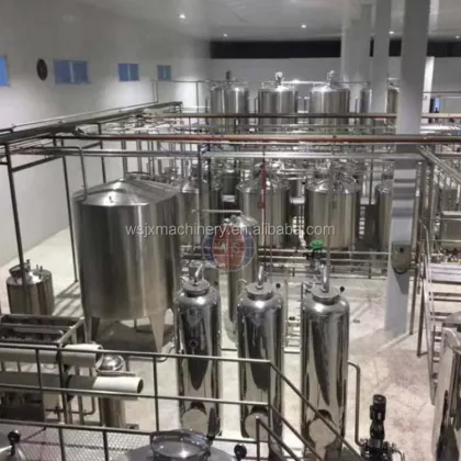 High Efficiency Industrial Soy Milk and Almond Milk Production Line