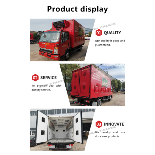 HOWO 4x2 Light Duty Van Transport Veicle