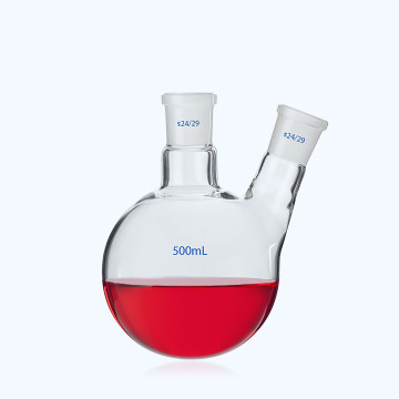 보로 실리케이트 유리 플라스크 250ml-50L 2 목 라운드 랩 플라스크