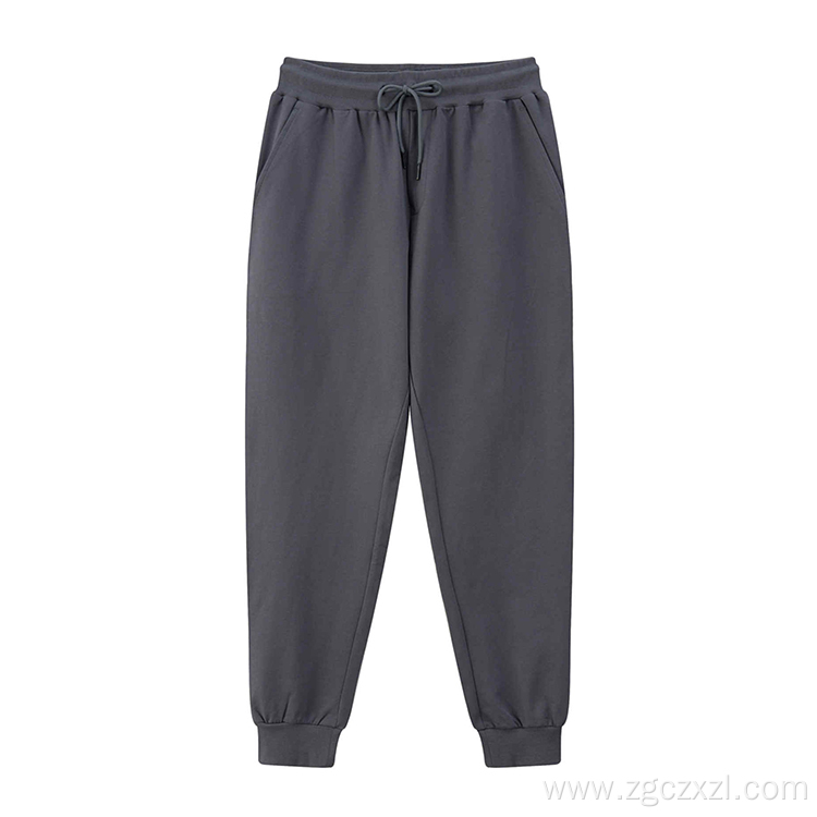 Fashion thickening and fleece men's loose sports pants