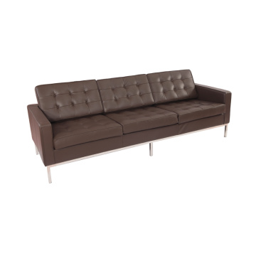 Replica leather knoll sofa 3 seater