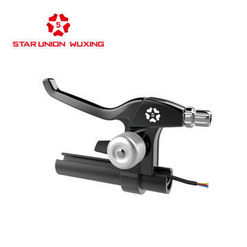 Wuxing Electric Bike Brake Lever with Bell - Aluminum Alloy EBike Parts & Accessories