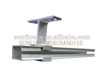 single aluminum rail (wall setup)
