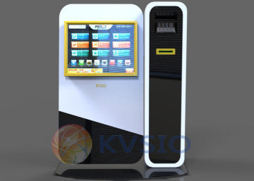 Auto Cutter Self-service Payment And Ticketing Multifunction Kiosk With Coin Hopper