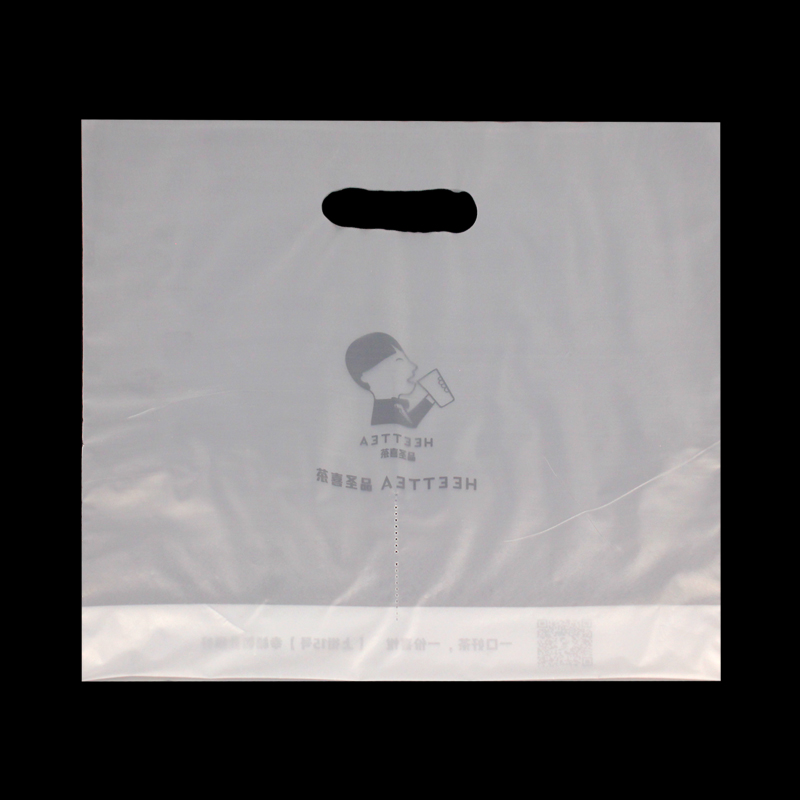 ถุงหูหิ้วโปร่งใส Punch Hole Handle Bag คุณภาพสูง ถุงหูหิ้วโปร่งใส Punch