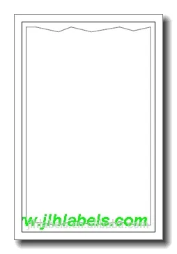 Toledo 325/8425 Continuous Strip with Side Liner Scale Labels