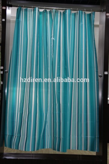 PVEA Stripe Shower Curtain