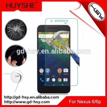 HUYSHE 9h custom made tempered glass screen protector for Huawei nexus 6p