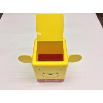 プラスチック製の子供の漫画の収納ボックス