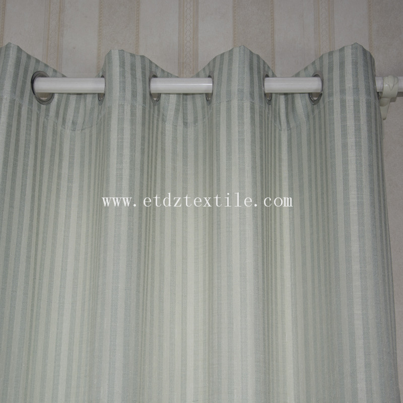 6010-52 2015 Top Sell Linen Touching 100% Polyester Curtain Fabric