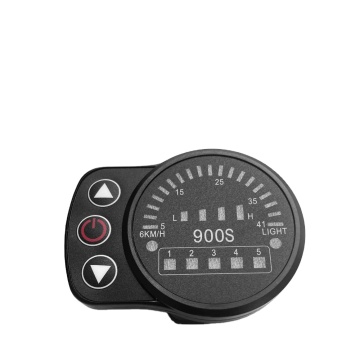 KT LED900S Display E-Bike Control Panel for 24V/36V/48V Electric Bike Conversion Kit - Waterproof/SM Plug