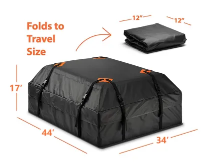 Edge Car Top Carrier Waterproof Expandable Roof Cargo Bag Interstate Cargo Bag