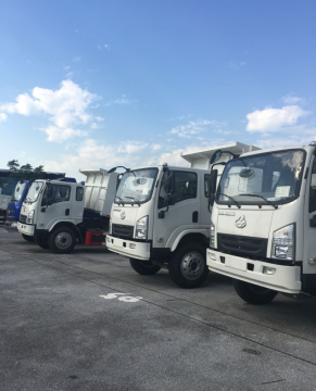 Hot selling best quality dongfeng mini dumping truck 4 wheel dump truck