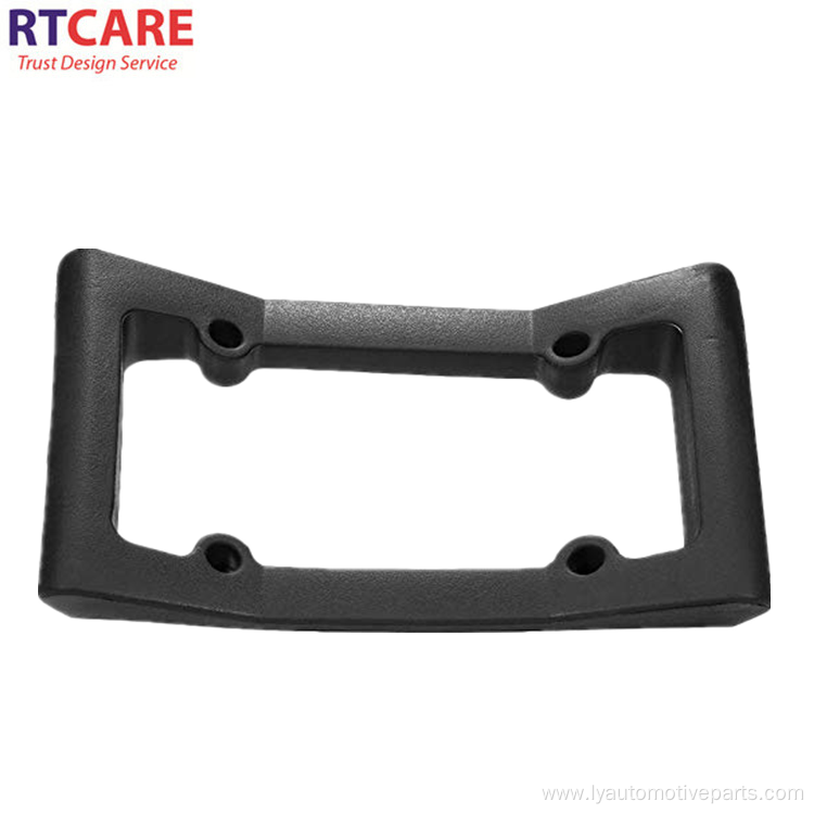 Elastic rubber license plate protective cover
